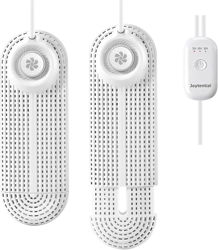 Secador de Zapatos Eléctrico, Calentadores de Zapatos y Botas Esquí con Ventilador de Aire Caliente, Longitud Retráctil, Temporizador, Deshumidificar Zapatos & Eliminar Olores — Aquecimento