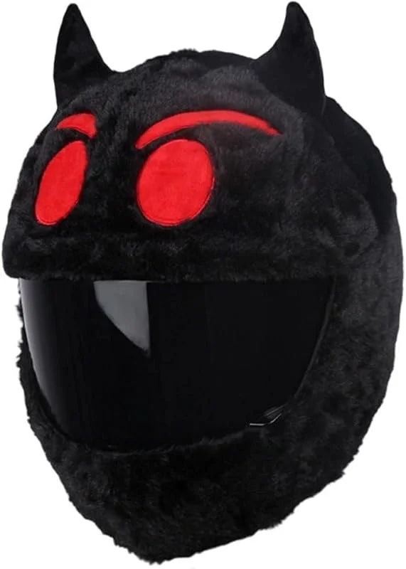 Capa para capacete de motocicleta, capacete integral, capa protetora para Halloween, divertida capa protetora para capacete de motocicleta para exteriores. — Protetor solar