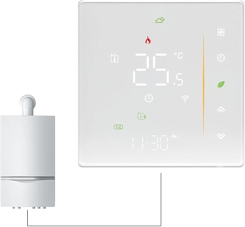 Termostato inteligente, termostato programable para calefacción, control de voz con hogar, para calefacción eléctrica por suelo radiante (calefacción eléctrica) — Aquecimento