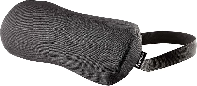 Fellowes Almofada lombar Breyta - suporte ergonómico para as costas, alça ajustável, compacto e portátil, garantia de 5 anos, para o escritório e a casa — Aquecimento