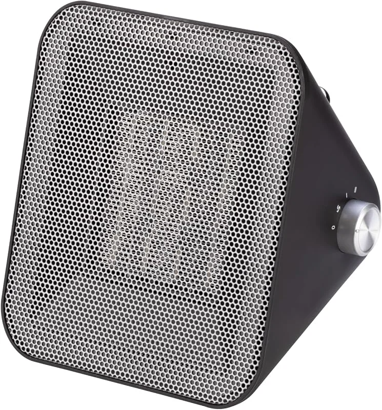 ARDES - AR4P21B ICONIQ B Termoventilador cerâmico 1500 W - Termoventilador com comandos laterais - Termoventilador silencioso Smart de design vintage - Termoventilador com pega de metal — Aquecimento