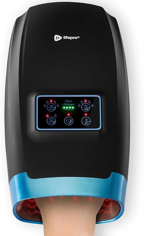 LifePro Massajador de mãos legras: Calor, compressão, 5 modos — Aquecimento