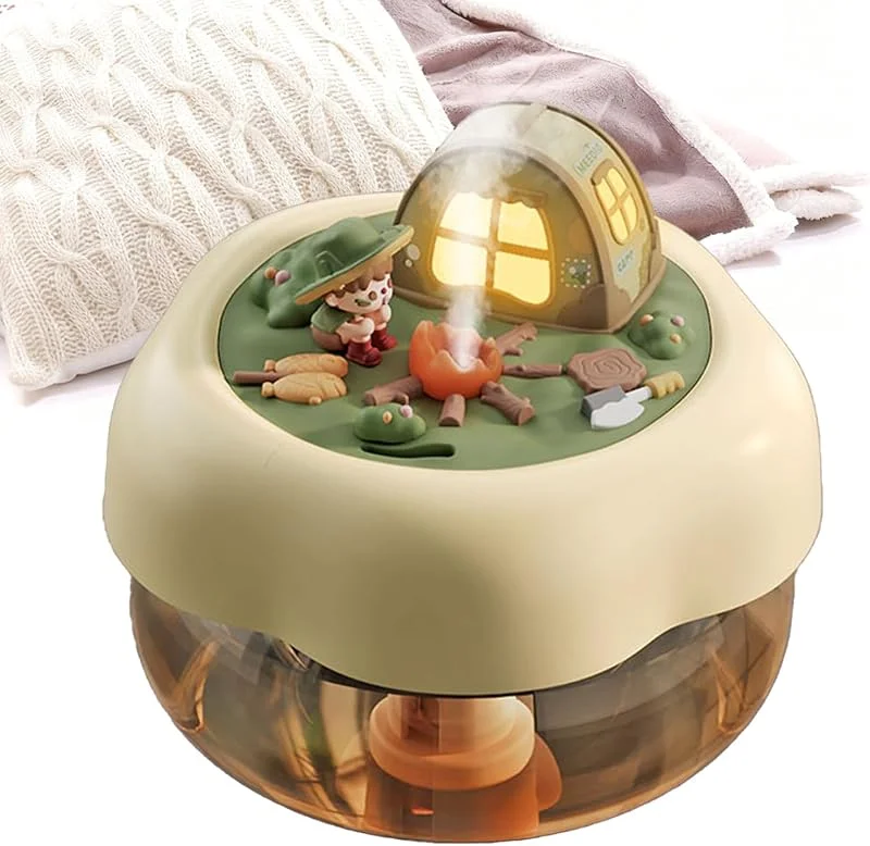 Humidificador de habitación para dormitorio 400ml silencioso portátil inteligente