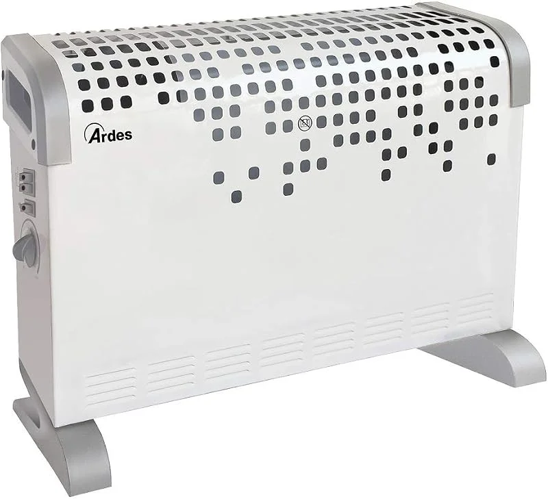 ARDES AR4C03 Termoconvector elétrico TURBINE 1600, 1800W, fogão elétrico para aquecer a casa do escritório, termoconvector elétrico com termóstato, aquecedor convector de ar — Aquecimento