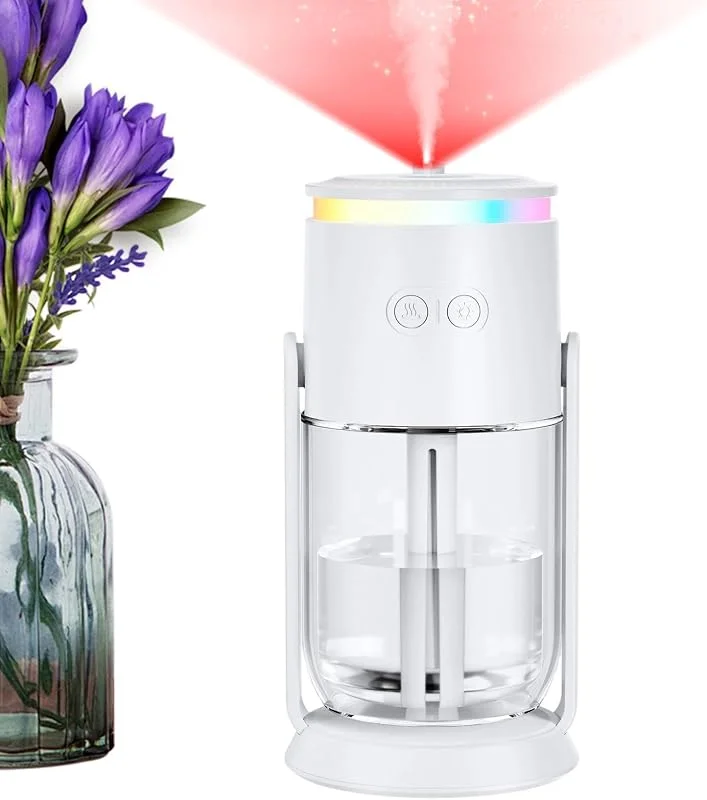Humidificador USB de 280 ml, proyector LED de cielo estrellado con luz de 7