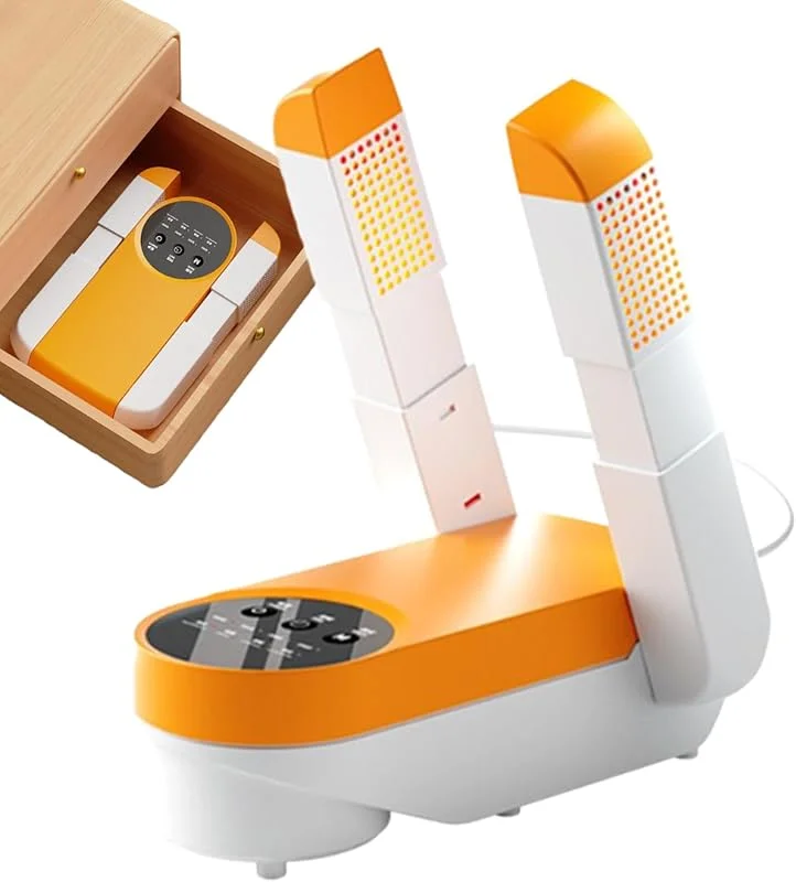 Secadores de sapatos - secador portátil para calçados, equipamento dobrável com fecho automático e temporizador para reduzir odores, para ginásio, trabalho, desporto e viagem — Aquecimento