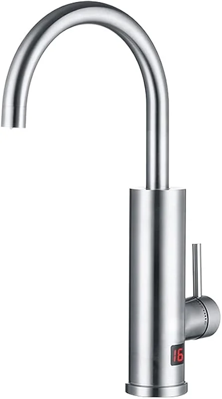 Grifo de fregadero de cocina for Bar Farmhouse Comercial, Grifos de cocina de acero inoxidable 304, Grifo de calentador de agua Cocina Grifo de fregadero de agua de calefacción eléctrica, Calentadores — Aquecimento
