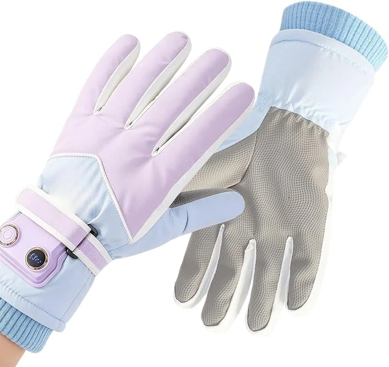 Guantes Calentados para Hombre 3 niveles, manopla impermeable táctil — Cozinha e lar