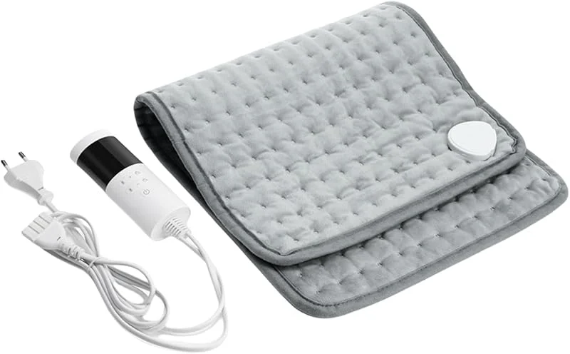 Bolsa de agua caliente eléctrica para la espalda, Manta tranquilizadora inalámbrica impermeable confort espalda cuello Navidad cumpleaños — Aquecimento