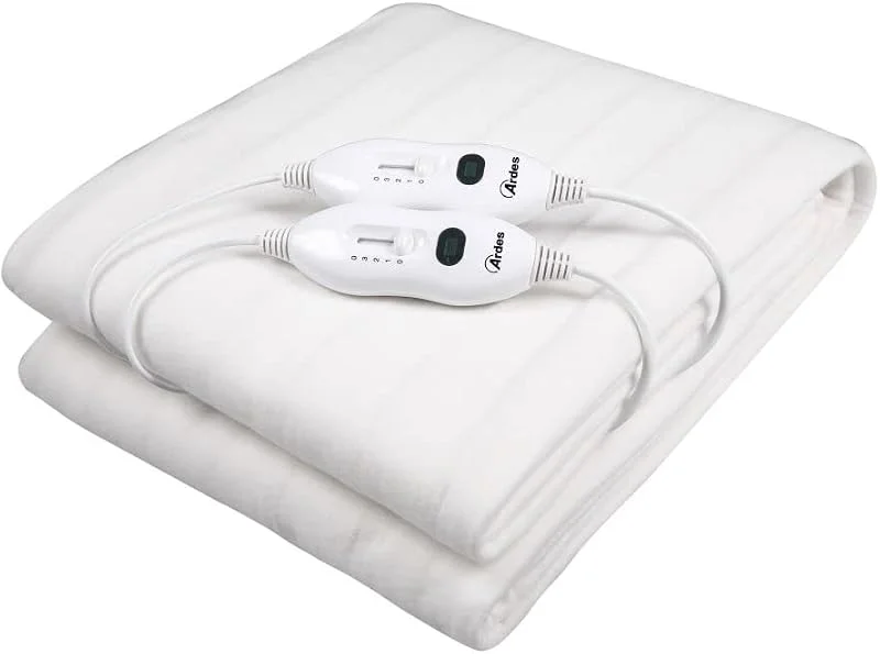 Ardes AR4U140A Aquecedor de Cama de Casal Elétrico TERMOKIND Manta Aquecedor 2X60W Aquecedor de Cama de Casal 2 Zonas Aquecedor Manta Elétrica 100% Poliéster Lavável à Mão — Aquecimento