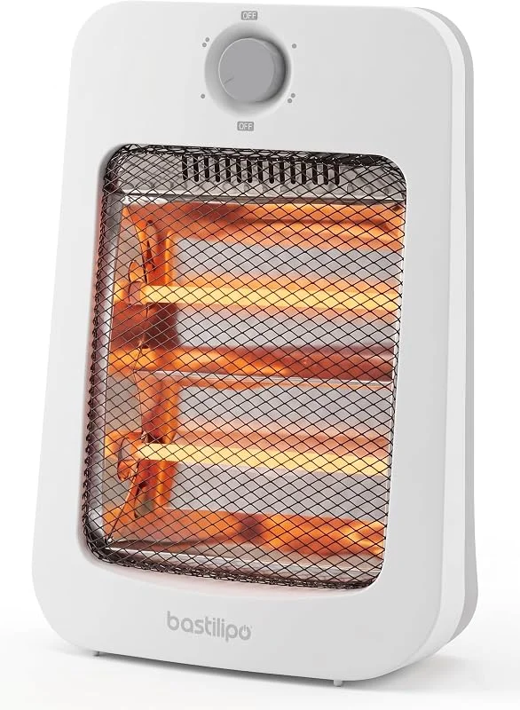 Bastilipo RH-800, Fogão elétrico de infravermelhos, 800 W, resistentes de quartzo, anti-capotagem, grade de segurança — Aquecimento