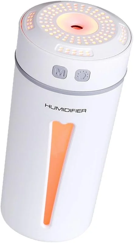 PRETYZOOM Difusor de luz noturna LED humidificador para carro 260 ml para escritório e casa