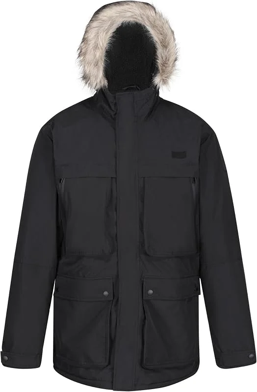 Regatta Casaco tipo parka impermeável com isolamento traseiro para homem — Roupa aquecida